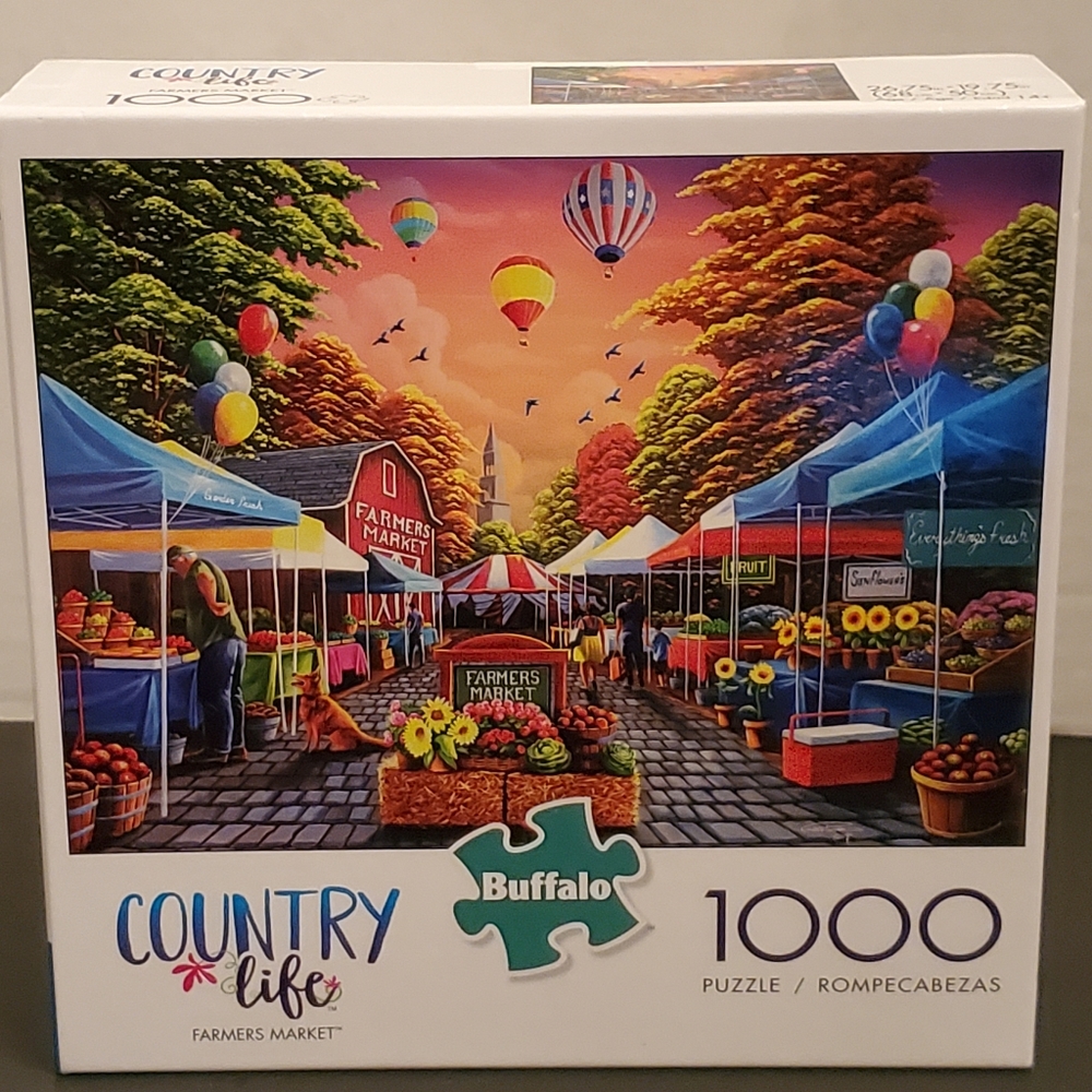 New Farmers Market Country Life 1000pc Puzzle
